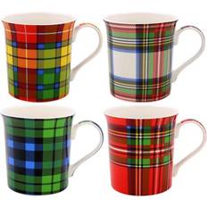 Lesser & Pavey Tartan Mug 30cl 4pcs