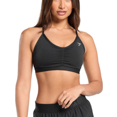 Fitness & Gym Bras Gymshark Ruched Sports Bra - Black