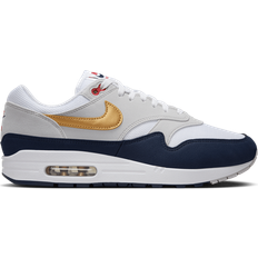 Nike Air Max 1 Sneakers Nike Air Max 1 M - Obsidian/White/Light Smoke Grey/Metallic Gold