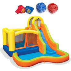 Banzai Toys Banzai Sun 'N Splash Fun Inflatable Bounce House and Water Slide w/ Accessories 4.60 4.60