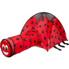 Pacific Play Tents Kids Lady Bug Dome Tent Crawl Tunnel