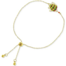 Macy's Enamel Bracelets Macy's Cubic Zirconia & Multicolor Enamel Fish Bolo Bracelet GOLD 9 1/2 inches