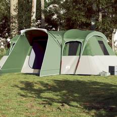VidaXL Tents vidaXL Family Tent Tunnel 16-Person Green Waterproof
