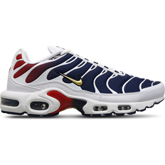 Nike air max plus white NIKE Air Max Plus M - White/Midnight Navy/University Red/Metallic Gold