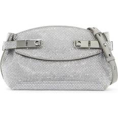 Suede - White Crossbody Bags Ferragamo "crystal-embellished Grey OS