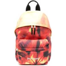 Palm Angels On Fire Logo Backpack - Red