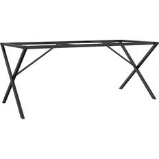 vidaXL X-frame Black Pata de mesa 73cm