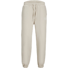 Jack & Jones Wide Fit Sweatpants - Beige/Moonbeam