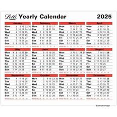 Letts Yearly Calendar 2025