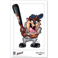 Posters S. Preston Art & Designs Tasmanian Devil Detroit Tigers 17" Print Poster