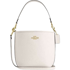 Coach City Bucket Bag In Double Face Leather - Gold/Chalk