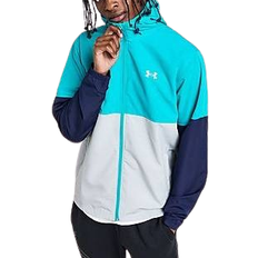 Under Armour M Ropa de abrigo Under Armour Men's Colorblocked Woven Full-Zip Jacket - Circuit Teal/Mod Grey/White