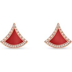 Diamond - Rose Gold Earrings Bvlgari Rose Gold, Diamond And Carnelian Divas' Dream Earrings rose gold One