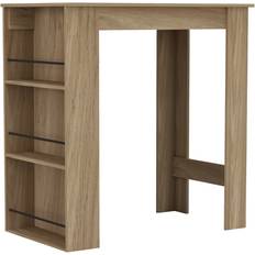 URBN Living 3 Tier Oak Bar Table 60x100cm