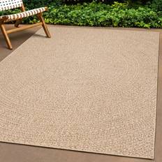 Jute Matten vidaXL round, 80 Rug Brown cm