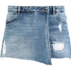 3XL - Dame Shorts Only Onltexas Life Reg Denim Shorts - Blue/Light Blue Denim