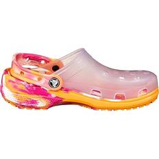 Crocs Classic Translucent Marbled Clog - White/Multi