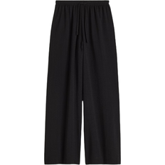 H&M Wide Cut Pull On Pants - Black