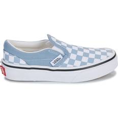 Scarpe per Bambini Vans Kid's Classic Slip-On Checkerboard - Dusty Blue