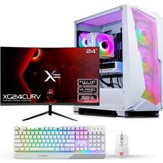 X= Infinity White AMD Ryzen 5 5600X 16GB , 512GB SSD Nvidia RTX 3060 24"