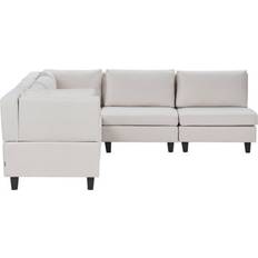 Beliani Unstad Light Beige Sofa 228cm 5Stk. 5-Sitzer