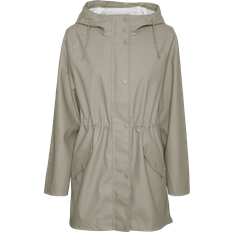 Vero Moda Femme Vêtements de pluie Vero Moda Veste imperméable Femme Taille Gris, Malou 10266982