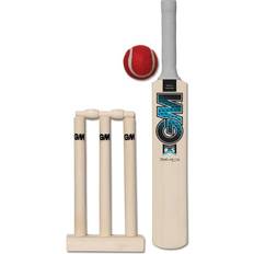 Cricket Sets Gunn & Moore GM Young Gunn Mini Cricket Set | Diamond B55S | Miniature Bat, Stumps, Bails and Soft Ball | One Size