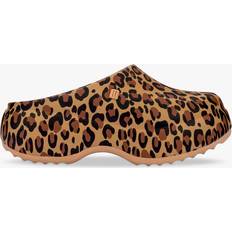 Melissa Clogs Melissa Free Clog Leopard Print Platform Clogs, Beige/Black