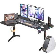L-Shape Left Corner Gaming Desk Ergonomic Computer Table, Left