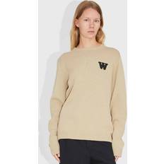 Wood Wood Tay patch jumper Striktrøjer og cardigans til kvinder 2533 RICHARD BEIGE