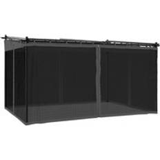 vidaXL Pavillon 4x3 m Mesh-Vægge Stål