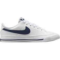 Racket Sport Shoes Children's Shoes Nike Court Legacy GS - White/Midnight Navy