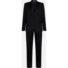 Valentino Suits Valentino Wool-blend slim-fit tuxedo Black