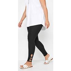 Extensible Leggings Yours Cut Out Leggings Black 30-32