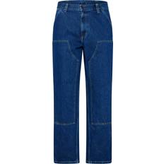 Carhartt WIP Unisex Jeans Carhartt WIP Work In Progress Blue Double Knee Jeans - Blue Stone Wash