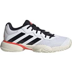 Textile Racket Sport Shoes Children's Shoes adidas Junior Barricade Tennis - Cloud White/Core Black/Off White