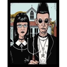 Interior Details Pyramid Vincent Trinidad American Goth Print Framed Art