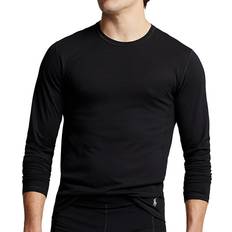 Base Layers Polo Ralph Lauren Men's LongSleeve Crewneck Shirt Black Museum Grey Pp