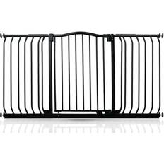 Child Safety Safetots Safetots Curved Top Safety Gate, 143Cm 152Cm, Matt Black, Pressure Fit Stair Gate One Size