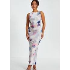 Sequins Clothing Quiz Petite Marble Twist Maxi Dress Multi