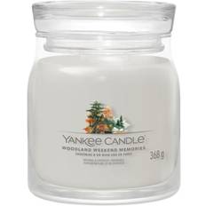Orange Doftljus Yankee Candle Woodland Weekend Memories Medium Doftljus 104g