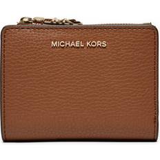 Tegnebøger på tilbud Michael Kors Empire Uld Læderpung Med Logo - Brun
