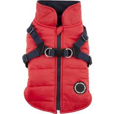 Puppia Authentic Mountaineer II Winter Vest Medium Red