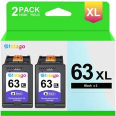 HP 63xl Ink Cartridges 63xl Black Ink Cartridge 2-Black