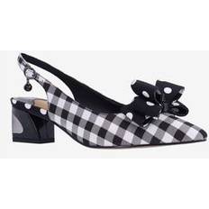 Shoes Wide Width Women's Kimma Pump by J. Renee in Black White Size W