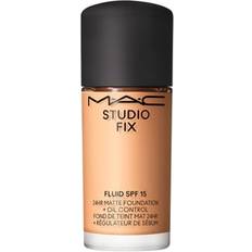 MAC Cosmetics Studio Fix Fluid SPF 15 24HR Matte Foundation Oil Control Mini Matterende foundation SPF 15 Skygge NC25 15 ml