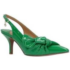 Green Heels & Pumps Lenore Pointed Toe Slingback Pump