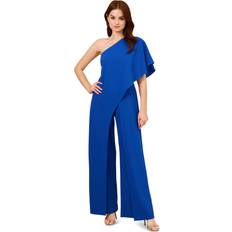 Adrianna Papell Jumpsuits & Overalls Adrianna Papell Women's One Shoulder Jumpsuit, Royal