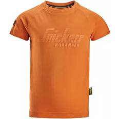 logo T-shirt 7514 till barn, Warm Orange