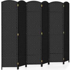 Costway 6-Panel Folding Privacy Screen Room Divider